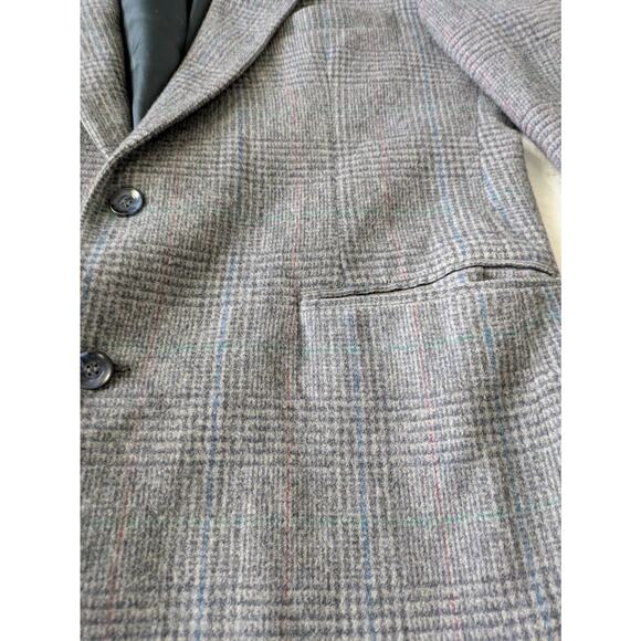 Vintage‎ Hunt Valley Wool Blazer Mens 42R Sportscoat Office Tweed Business USA - Picture 5 of 14